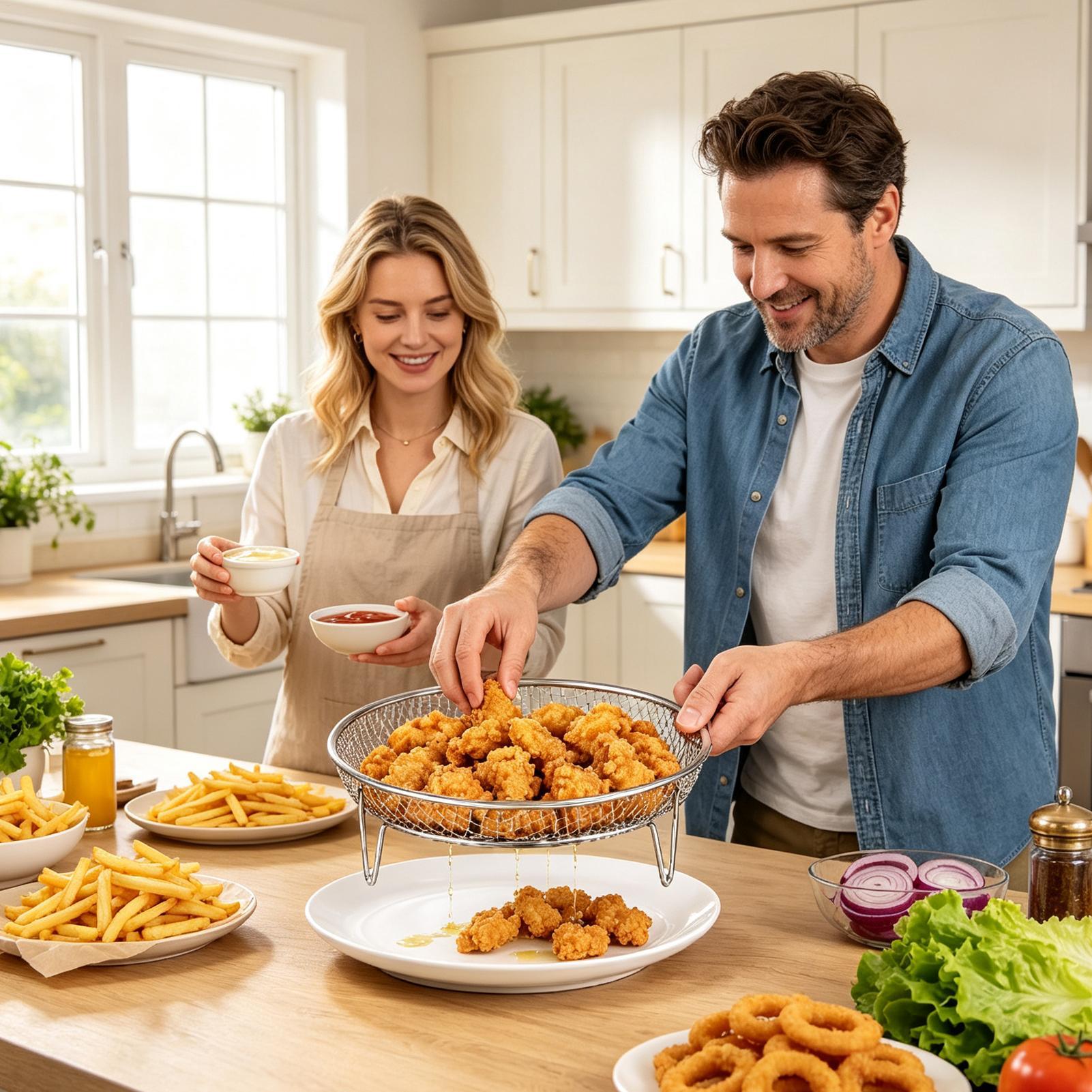 Kitchen Gadgets Air Fryer - New Durable Stackable Air Fryer Rack