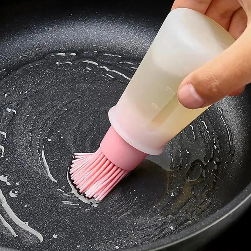 Kitchen Gadgets Baking - New 2026 1PC Silicone Oil-Bottle Brush