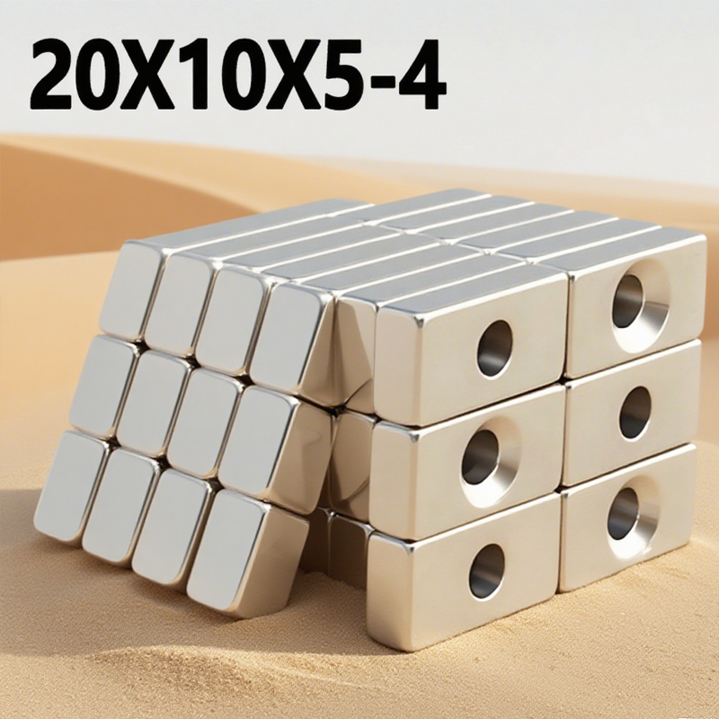 Kitchen Gadgets Under $10 - 5/10/20/50/100pcs 20X10X5-4mm Magnet Square Block Hole