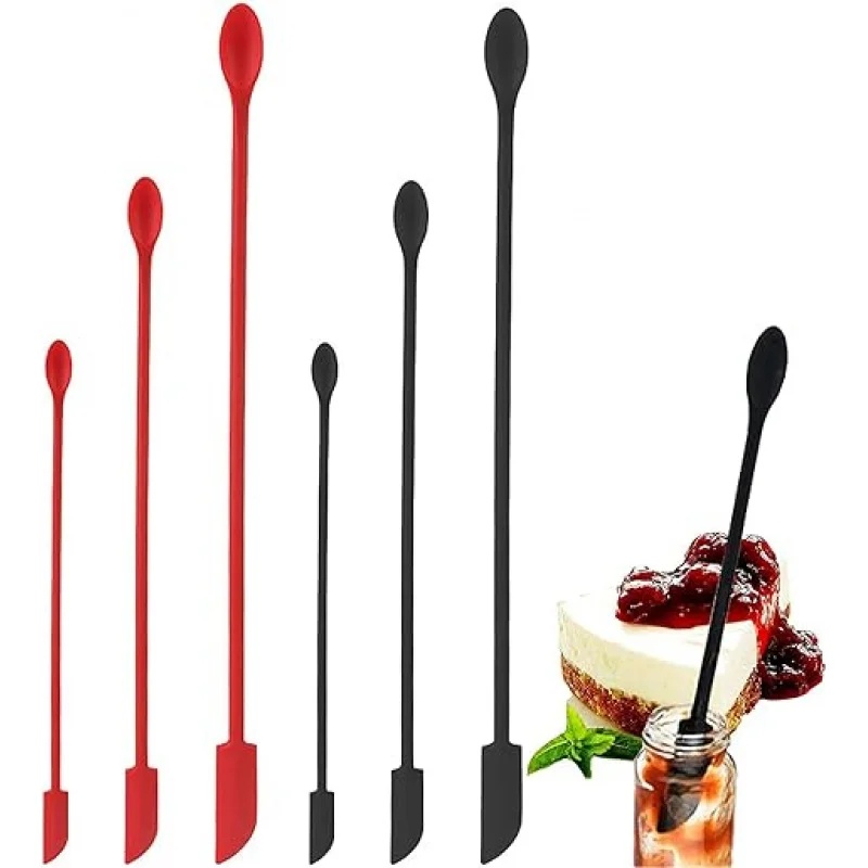 Kitchen Gadgets Under 100 - Mini Silicone Spatula, 1/3PCS Jar Spatula,