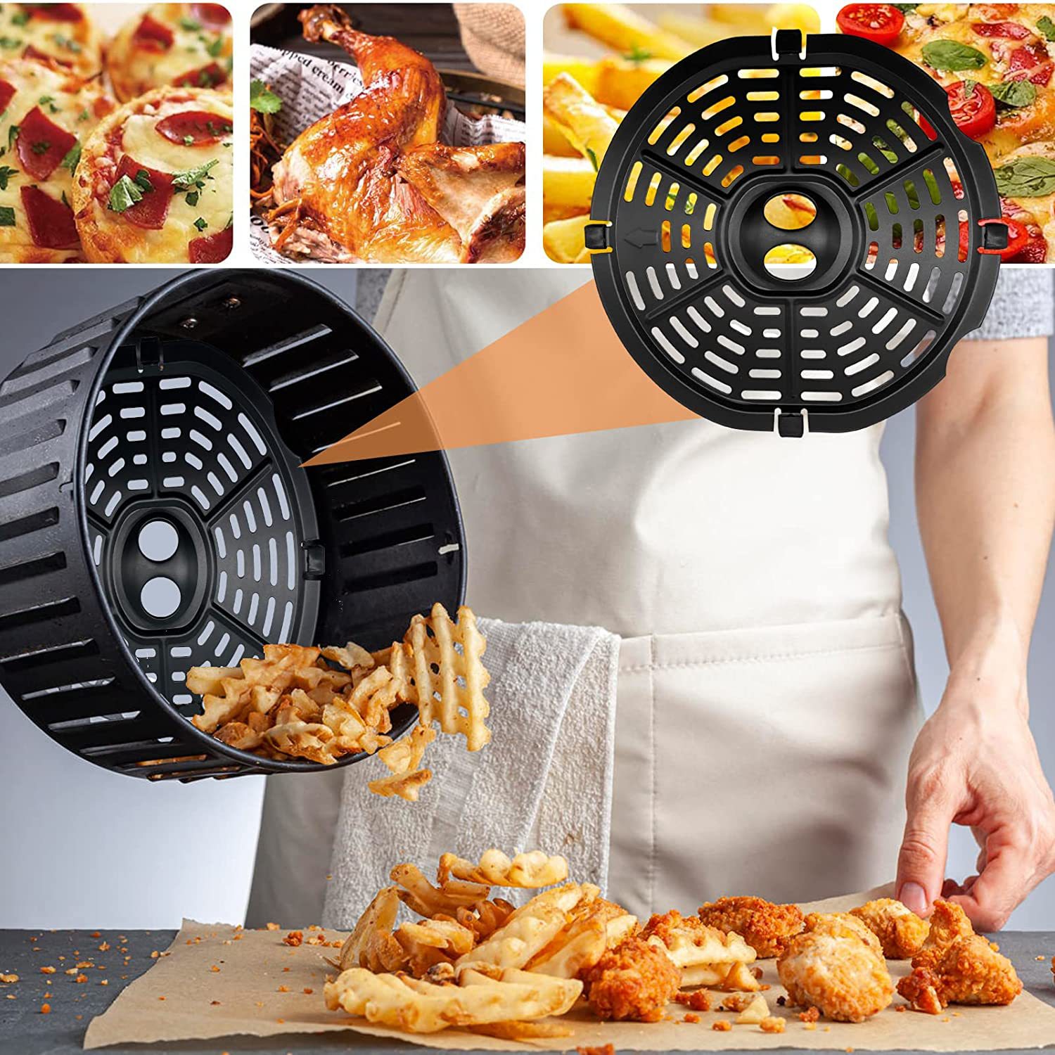 Airfryer Basket Replacement Gr - огляд і ціна Kitchen Gadgets Air Fryer