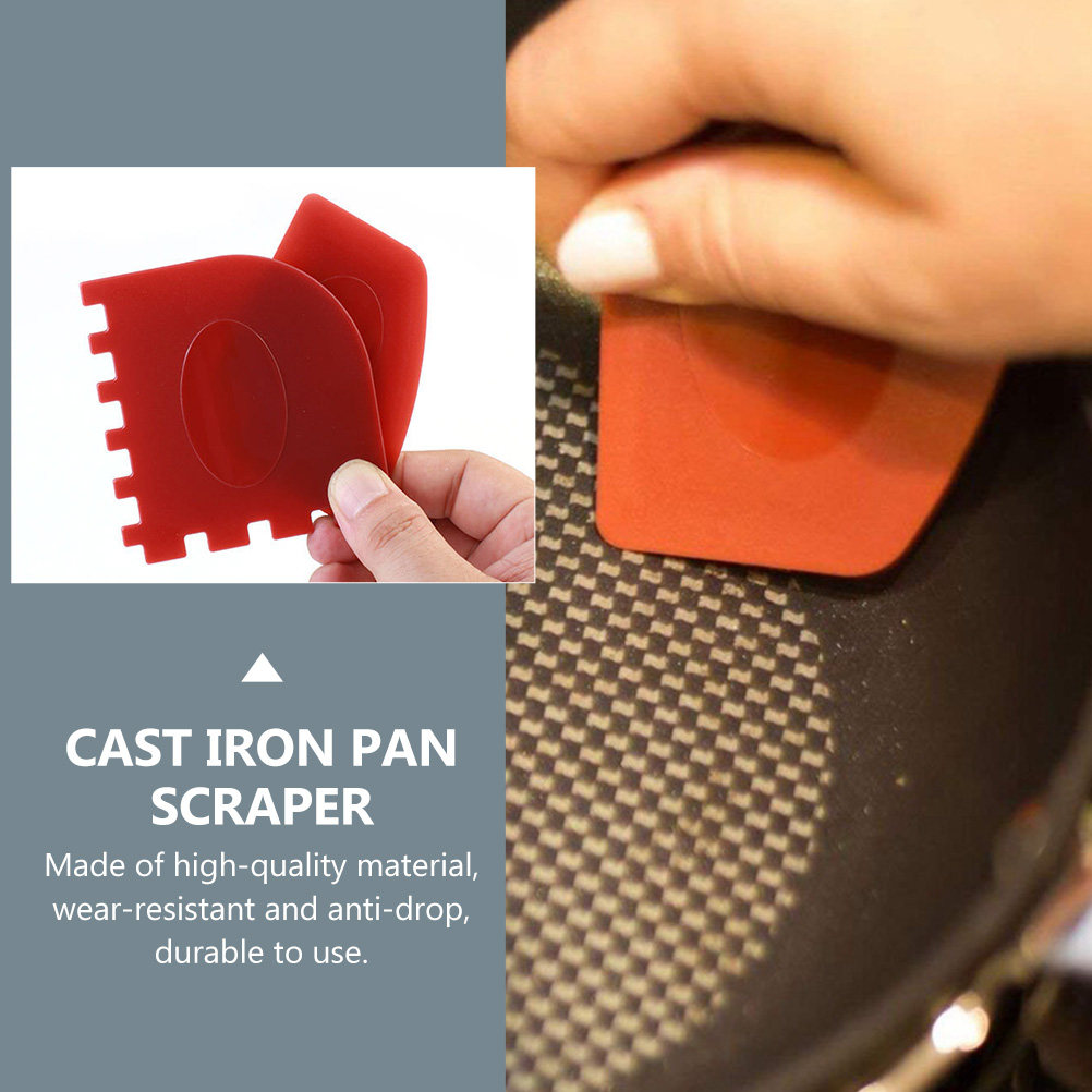 4Pcs Cast Iron Pan Scrapers Se - огляд і ціна Cast Iron Skillet