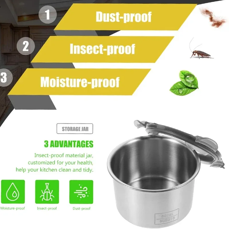 Stainless Steel Food Container - огляд і ціна Kitchen Gadgets Storage Ideas