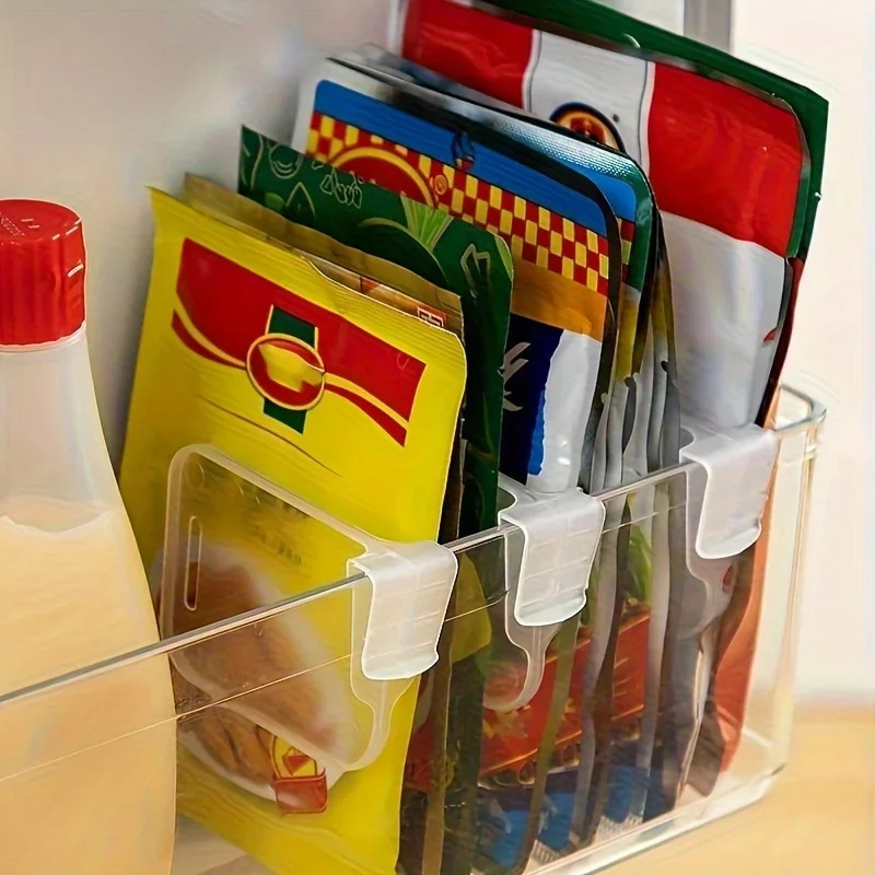 8/16/24PCS Sturdy Clear Refrig - огляд і ціна Kitchen Gadgets Storage Ideas