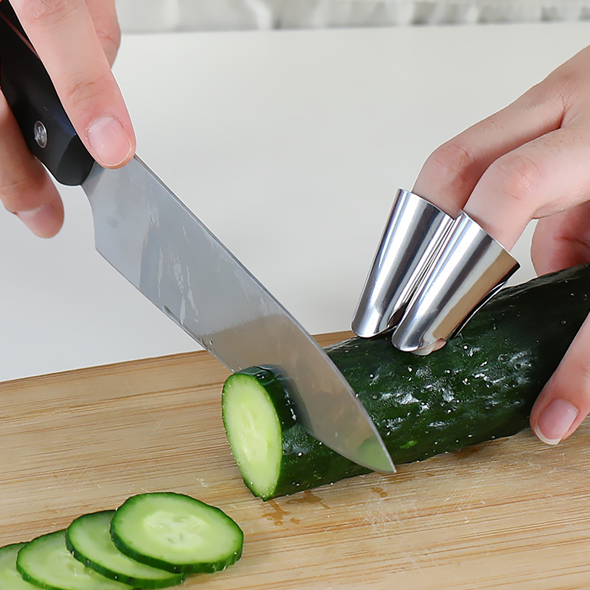 Stainless Steel Finger Guard F - огляд і ціна Kitchen Gadgets Cool