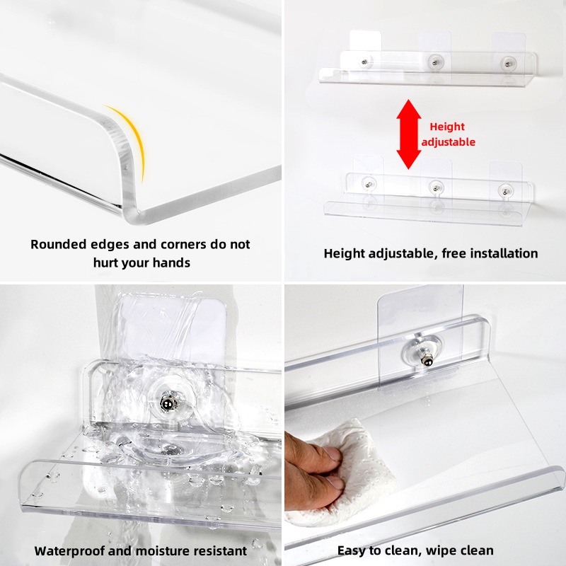 Wall-mounted Acrylic Storage R - огляд і ціна Kitchen Gadgets Storage Ideas