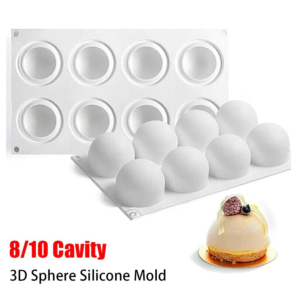 1Pcs 8/10 Cavity 3D Sphere Sil - огляд і ціна Kitchen Gadgets Under $10