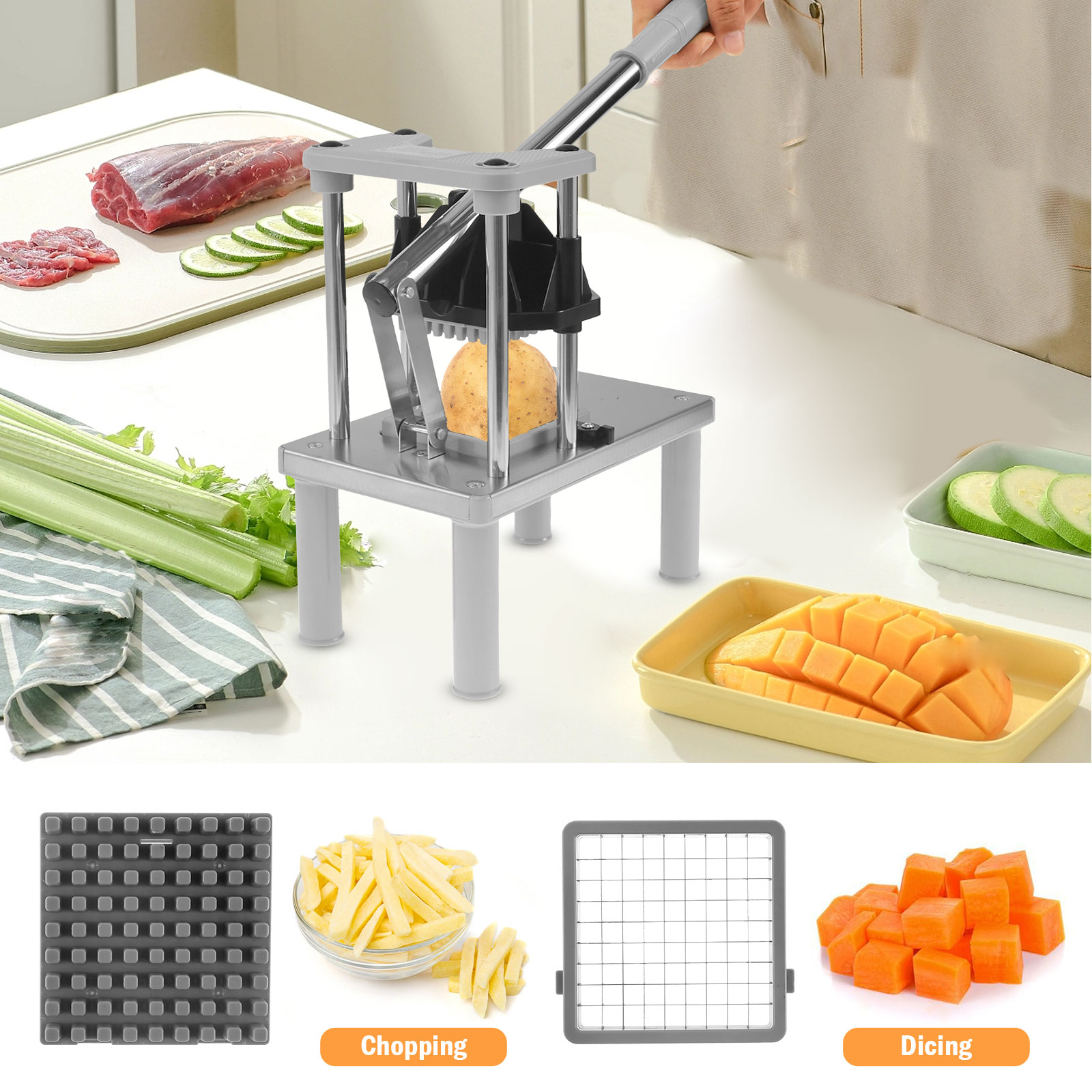 Commercial Vegetable Fruit Cho - огляд і ціна Kitchen Gadgets Vegetable Chopper