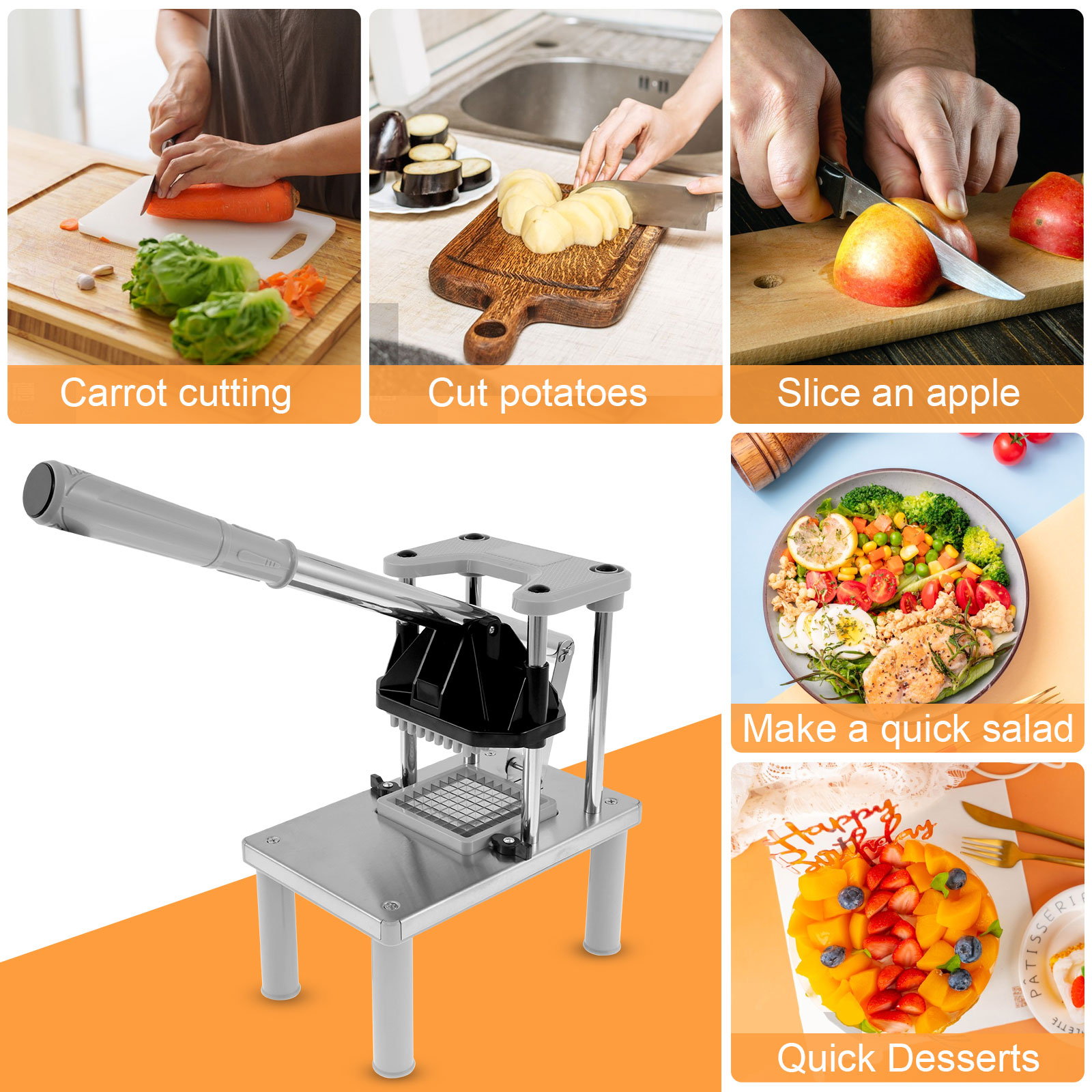 Commercial Vegetable Fruit Cho - огляд і ціна Kitchen Gadgets Vegetable Chopper