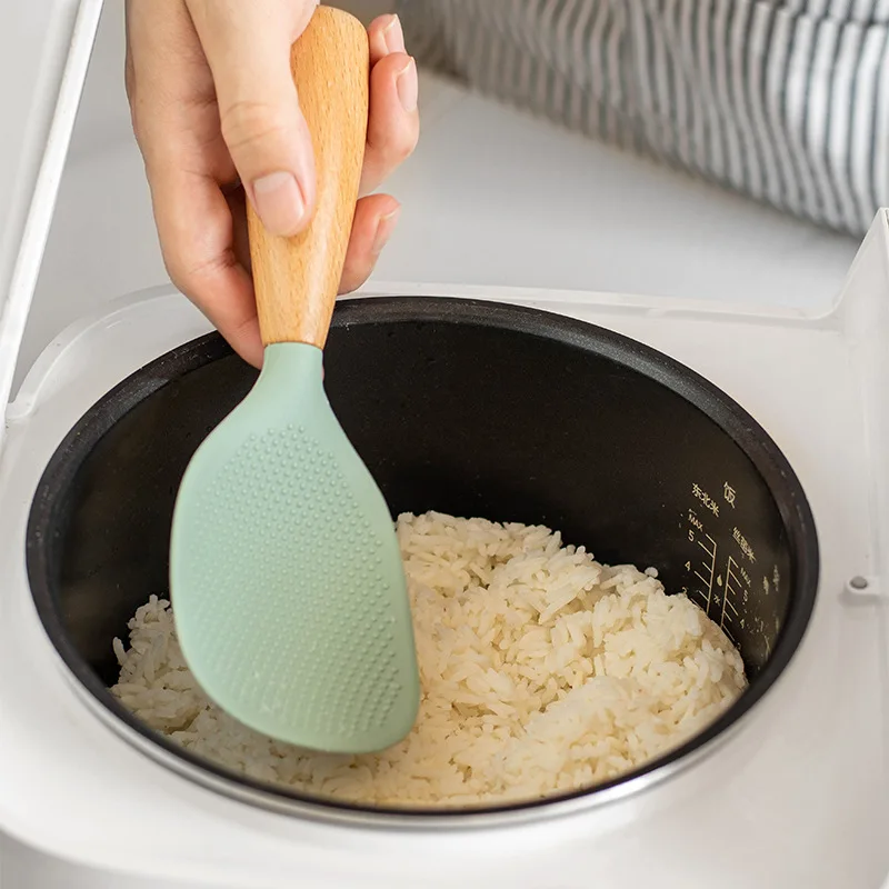 Hanging Silicone Rice Spoon Ki - огляд і ціна Kitchen Gadgets Cool