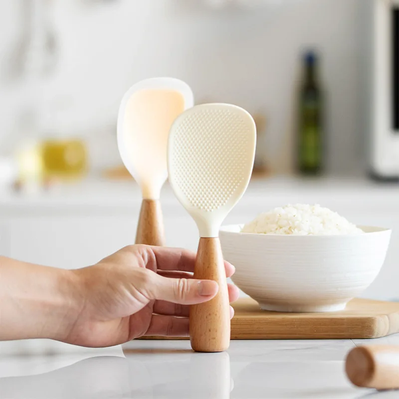 Hanging Silicone Rice Spoon Ki - огляд і ціна Kitchen Gadgets Cool