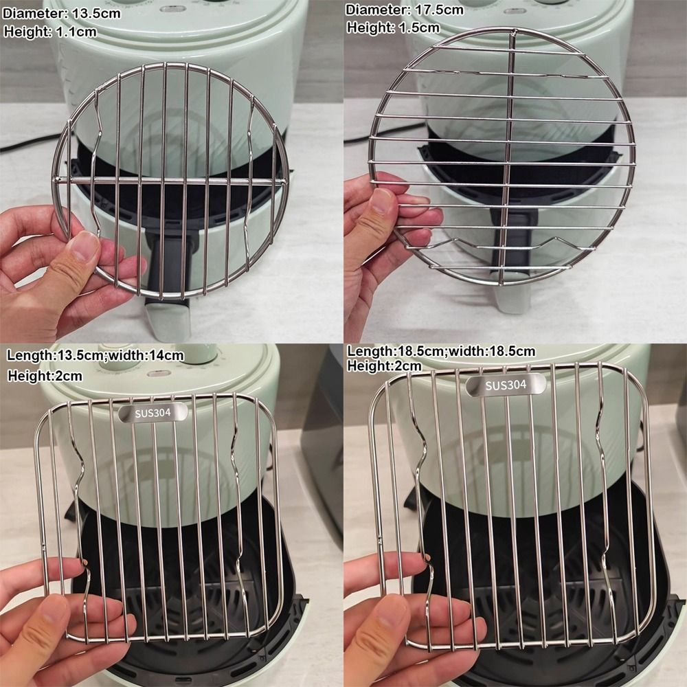 Round Square Cooking Rack With - огляд і ціна Kitchen Gadgets Air Fryer