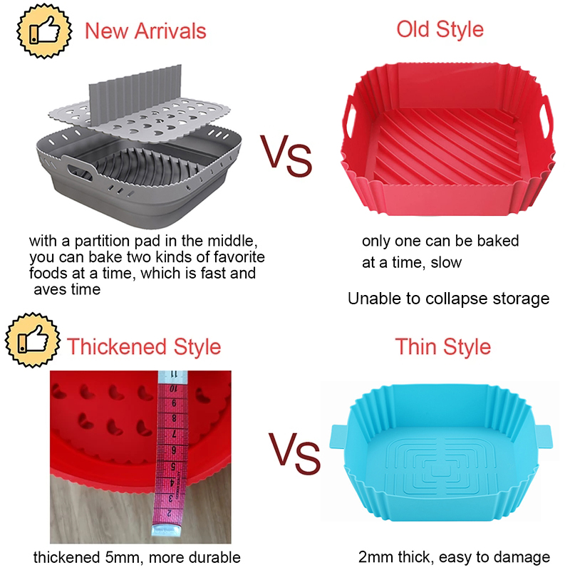 Air Fryer Silicone Shape Baske - огляд і ціна Kitchen Gadgets Air Fryer