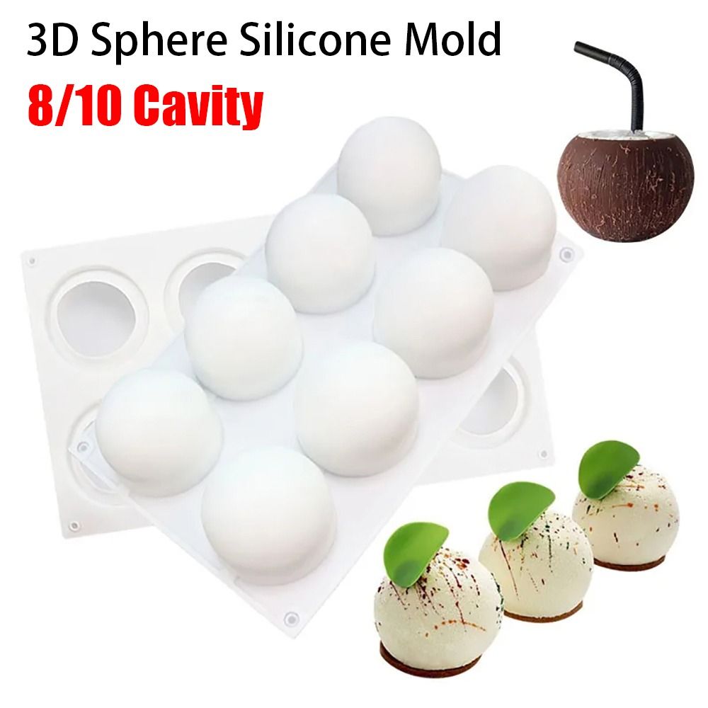 New 1Pcs 8/10 Cavity 3D Sphere - огляд і ціна Kitchen Gadgets Under $10