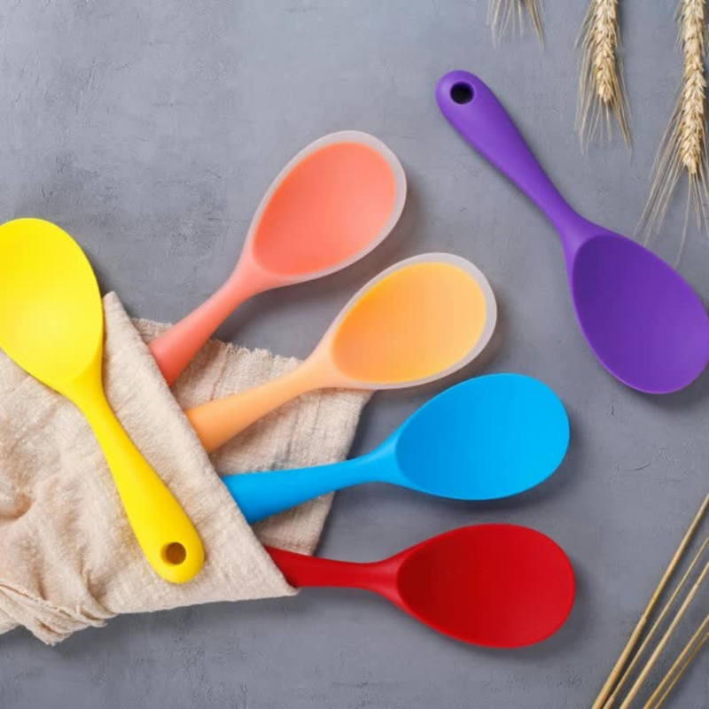 1Pcs Silicone Spoon Non-stick  - огляд і ціна Kitchen Gadgets Cool