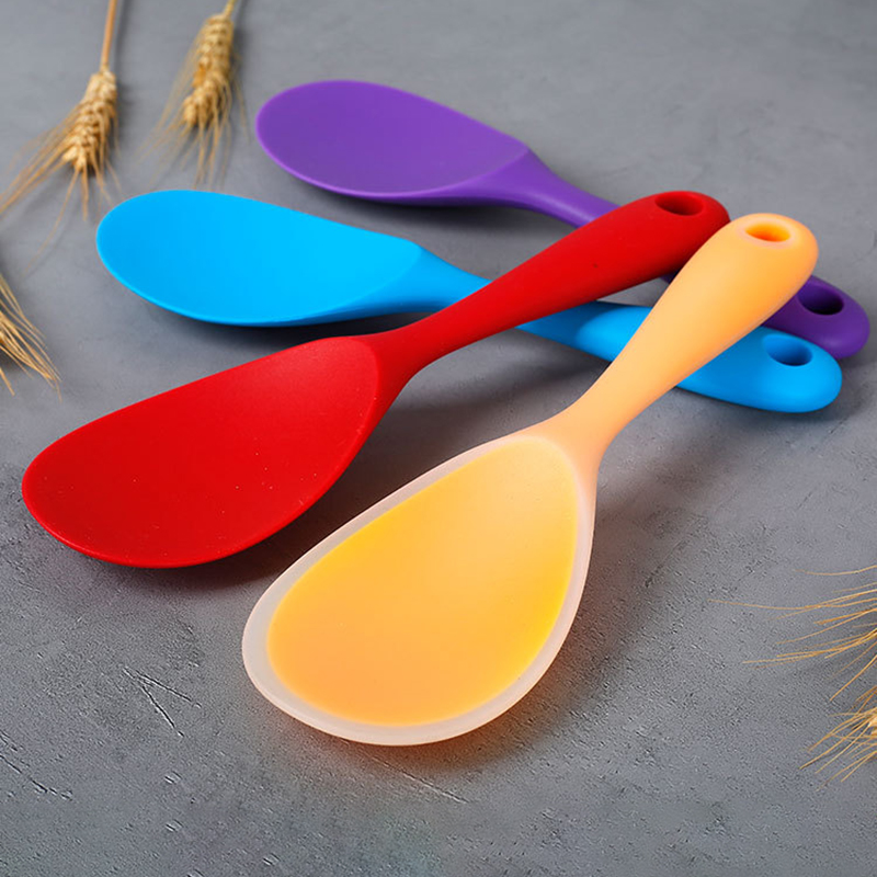 1Pcs Silicone Spoon Non-stick  - огляд і ціна Kitchen Gadgets Cool