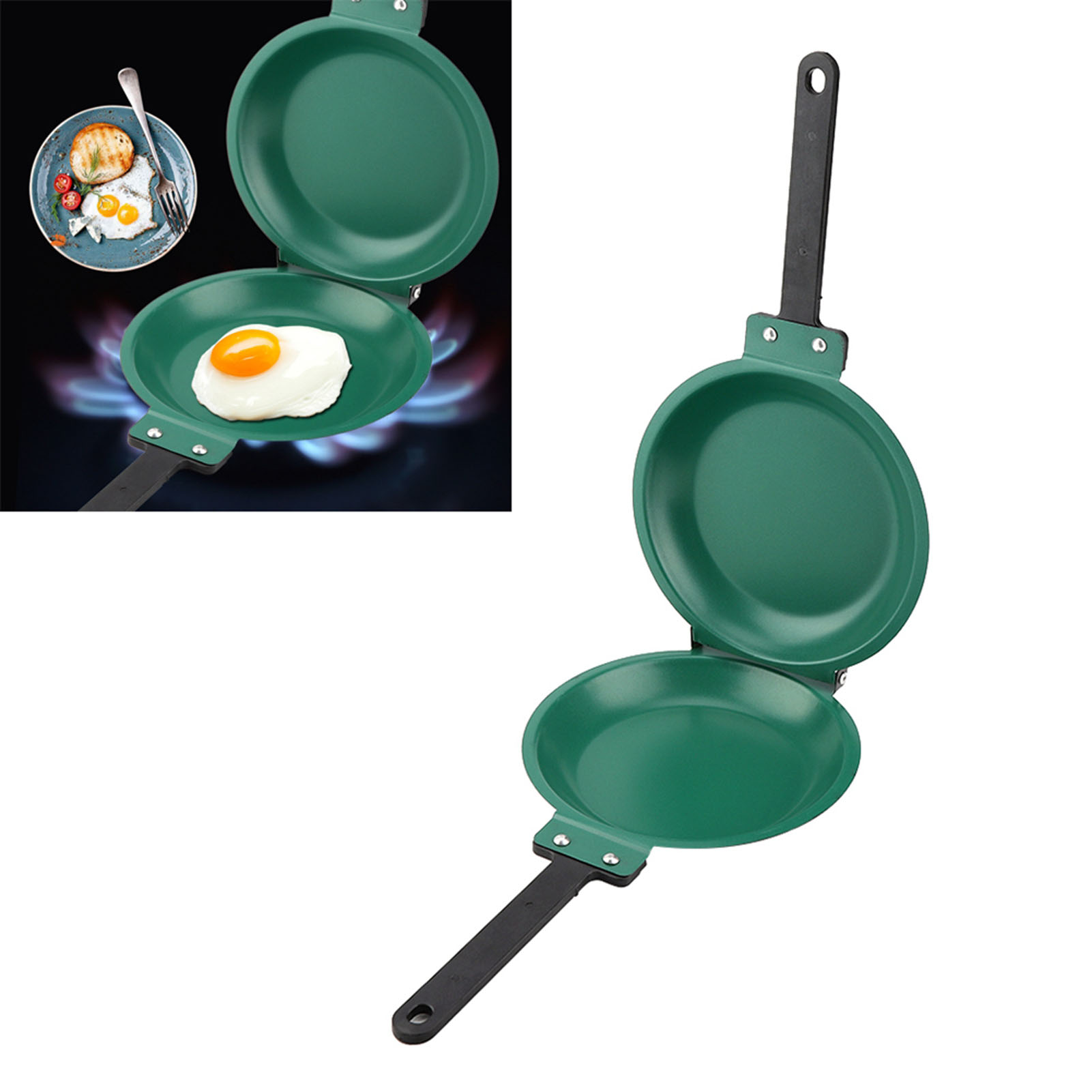 Double Side Titanium Steel Coa - огляд і ціна Cast Iron Skillet