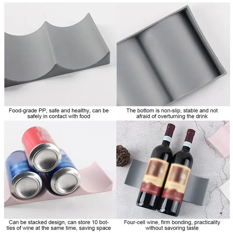 1Pc Stackable Wine Bottle Hold - огляд і ціна Kitchen Gadgets Storage Ideas