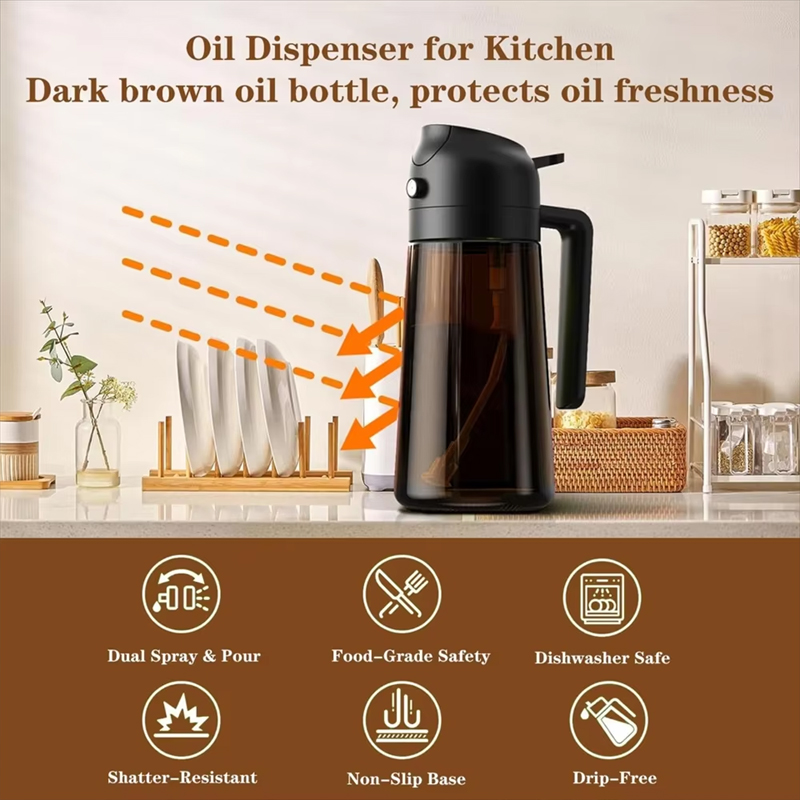 16oz/470ml Leakproof 2-in-1 Gl - огляд і ціна Kitchen Gadgets Air Fryer