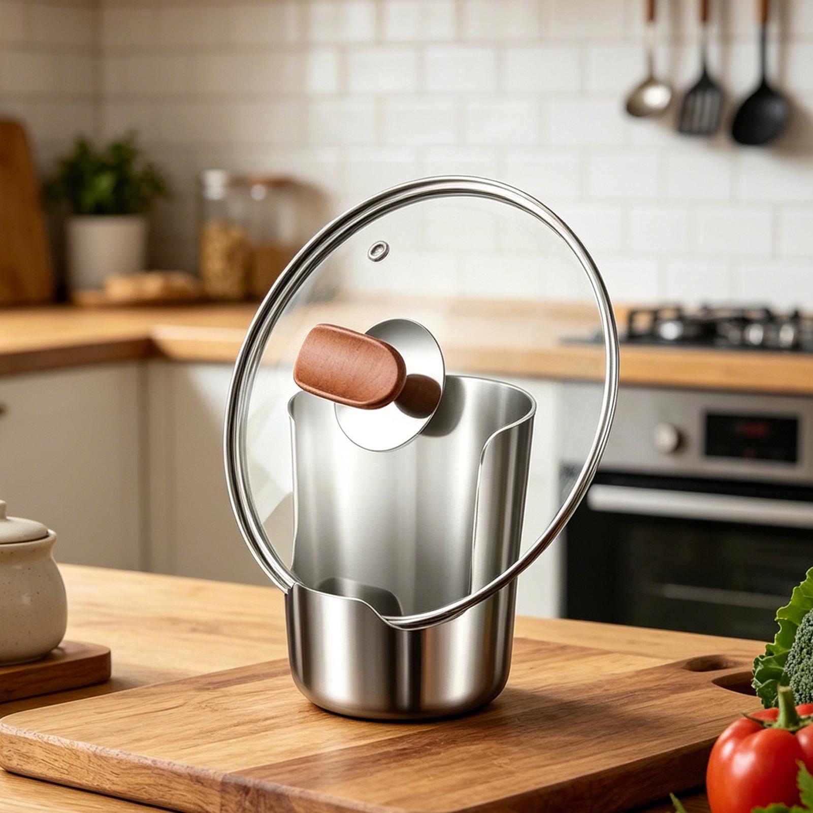 Stainless Steel Pot Lid Holder - огляд і ціна Kitchen Gadgets Under 100
