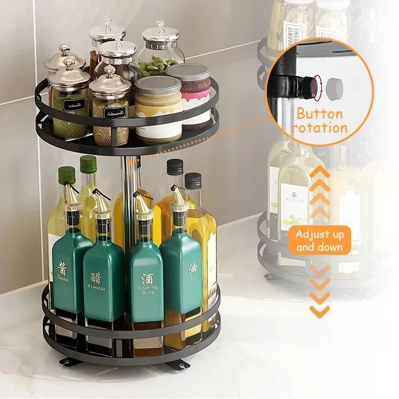360°Rotatable Spice Storage Tu - огляд і ціна Kitchen Gadgets Storage Ideas