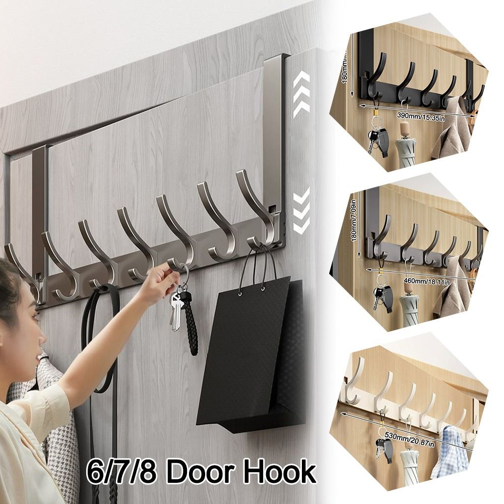 Punch-free 6/7/8 Door Hook Tra - огляд і ціна Kitchen Gadgets Storage Ideas