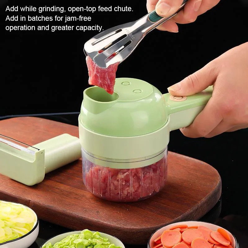 4 IN 1 Electric Vegetable Cutt - огляд і ціна Kitchen Gadgets Vegetable Chopper