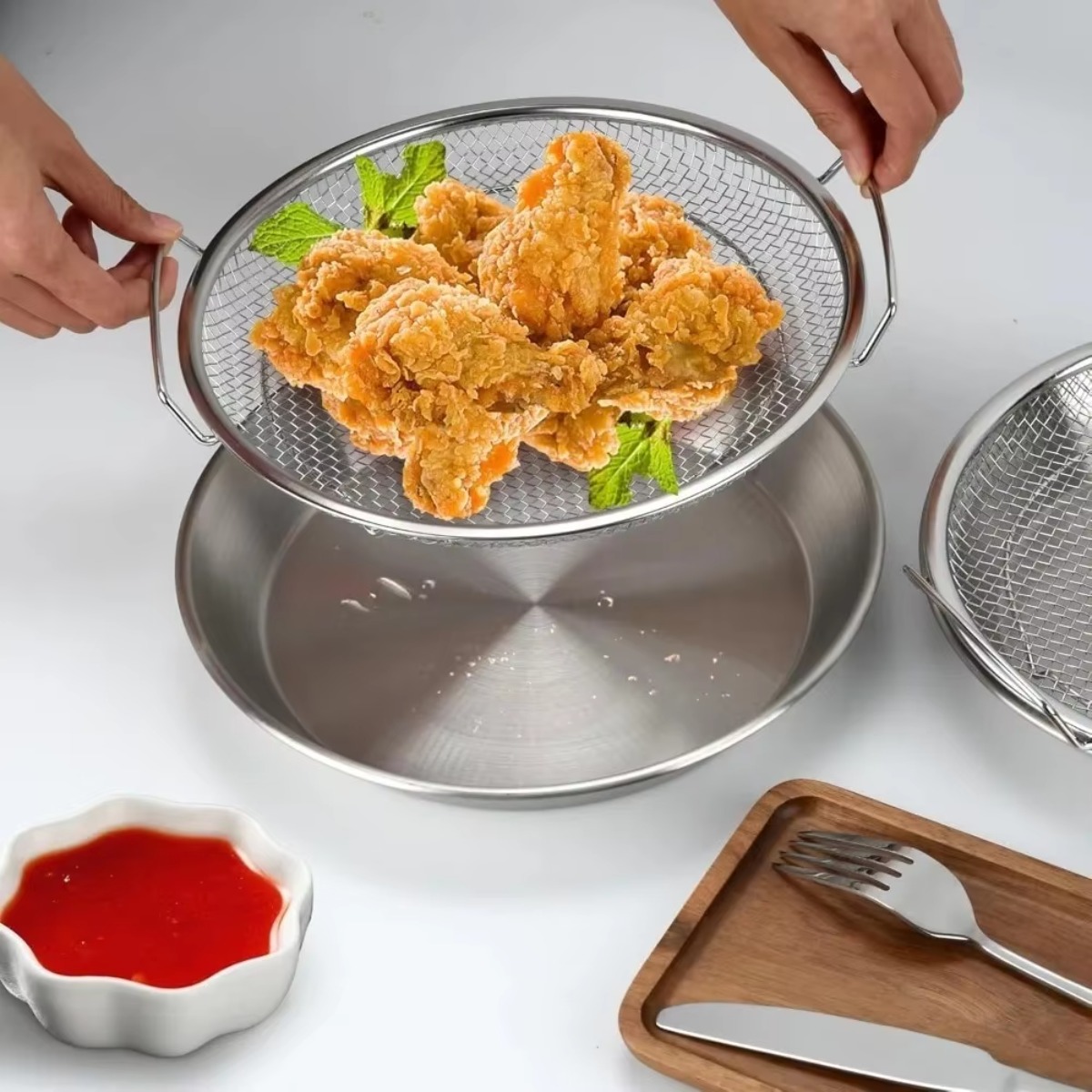 1 Pc Air Fryer Stainless Steel - огляд і ціна Kitchen Gadgets Air Fryer