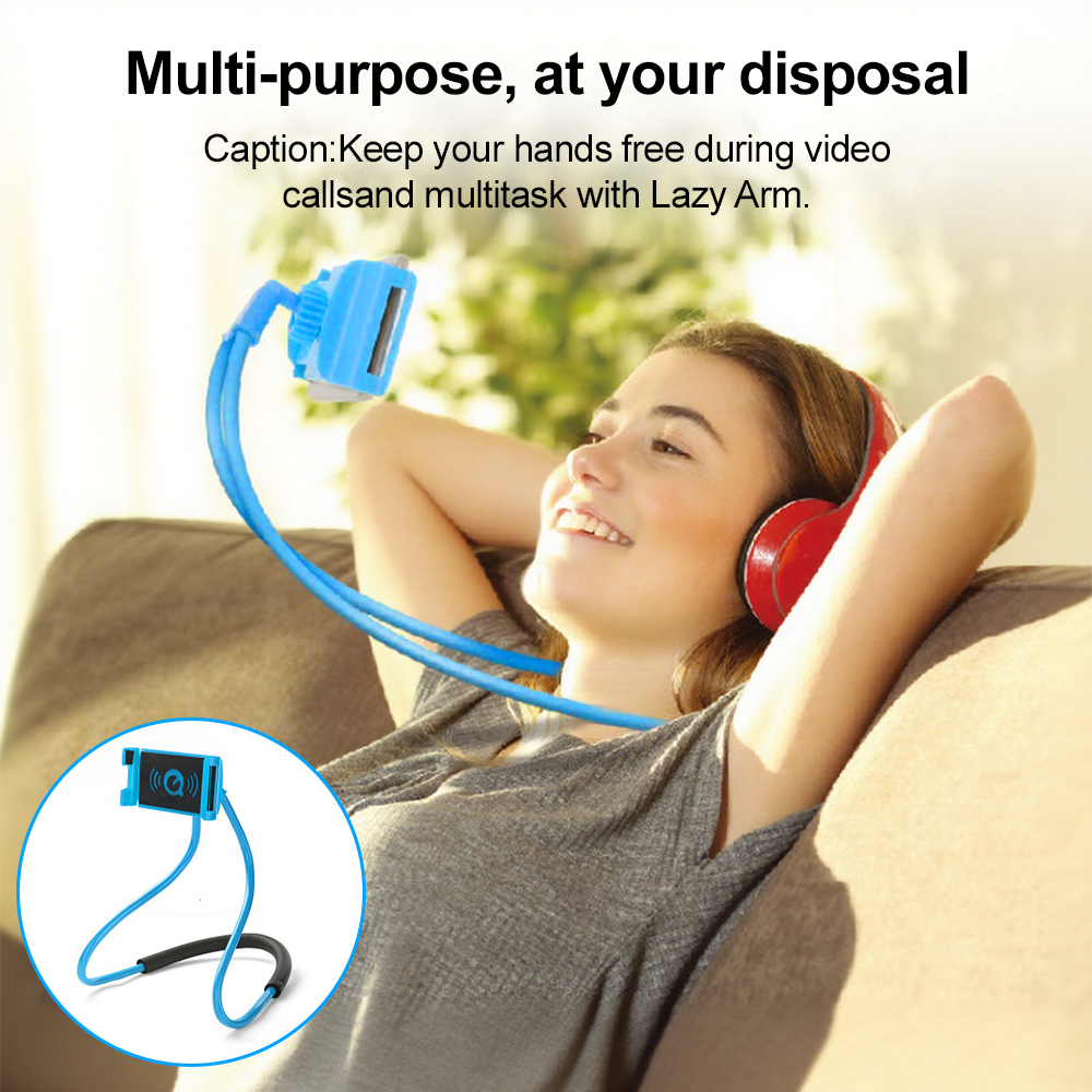 Neck Hanging Lazy Phone Stand  - огляд і ціна Kitchen Gadgets Online